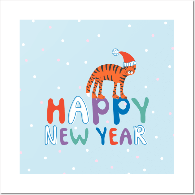 New Year tiger Wall Art by DanielK